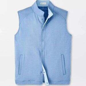 NWT!! - Peter Millar Crown Sport Beaumont Performance Vest Bonnet Blue - L
